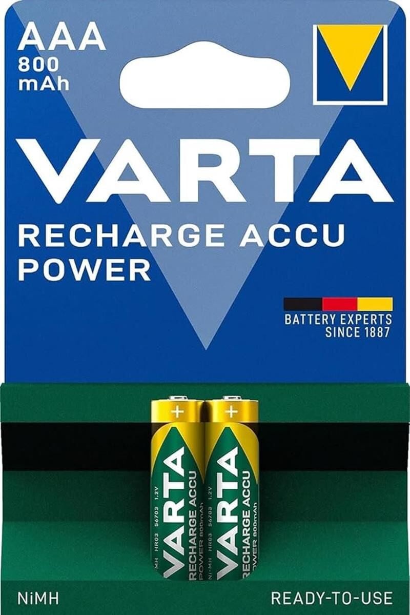 Varta Şarjlı Aaa 800 Mah 2 Li Blister