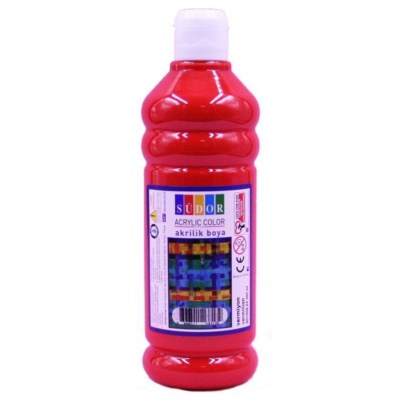 Südor Akrilik Boya 500 Ml Vermiyon Sd1009-04