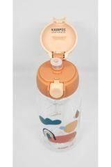 Gıpta Pipetli Kilitli Trıtan Matara 600ml Turuncu 4-k755200-5001