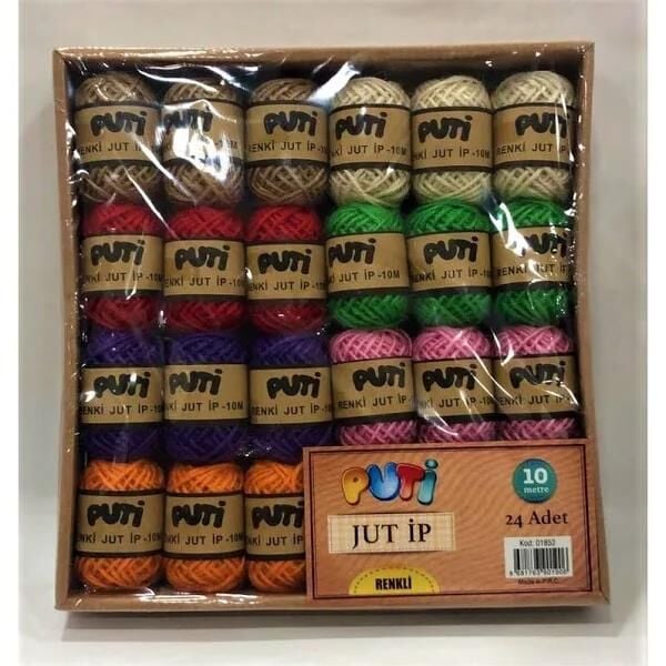 Puti Jut İp 10m Renkli Pt-1852