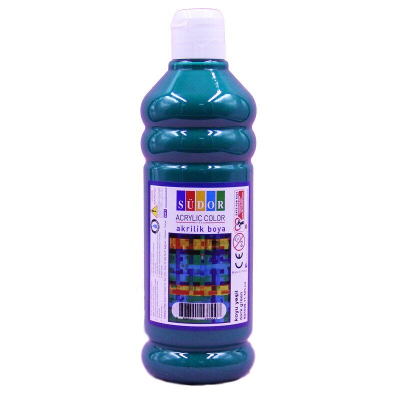 Südor Akrilik Boya 500 Ml Koyu Yeşil Sd1009-11