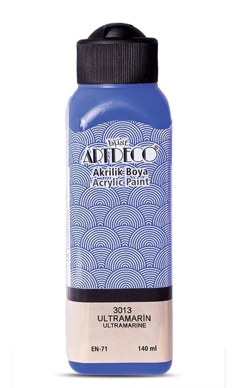 Artdeco Akrilik Boya 140ml Ultramarin 3013 Lv-y-070r-3013