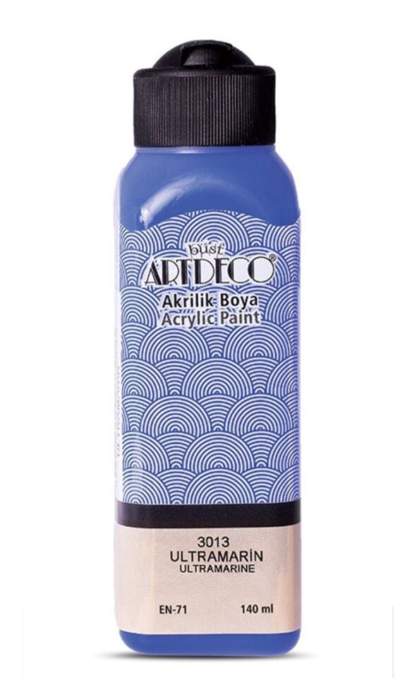 Artdeco Akrilik Boya 140ml Ultramarin 3013 Lv-y-070r-3013