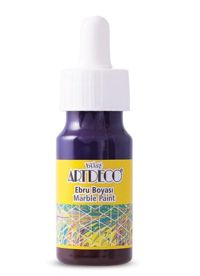 Artdeco Ebru Boyası 30ml Damlalıklı Mürdüm 48 Lv-y-016b-48