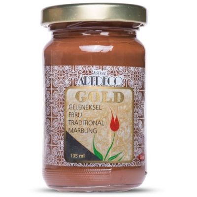 Artdeco Gold Ebru Boyası 105ml Kahve 650 S.1 Lv-y-018d-650