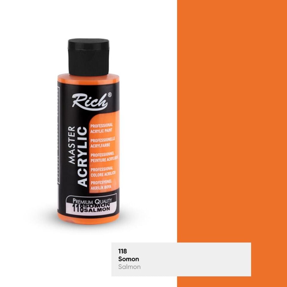 Rich Master Akrilik Boya 120 Cc Somon Akr-120-118