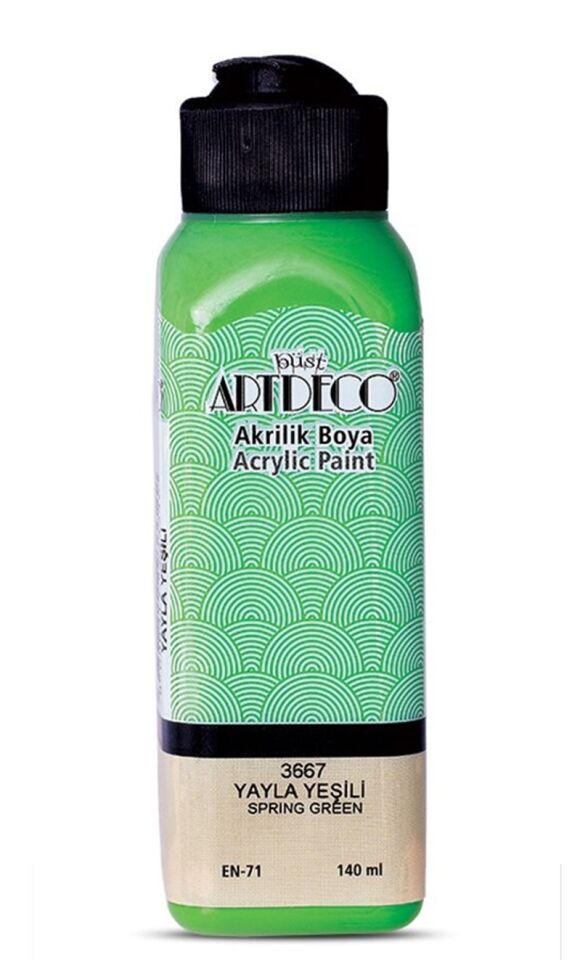 Artdeco Akrilik Boya 140ml Yayla Yeşili 3667 Lv-y-070r-3667