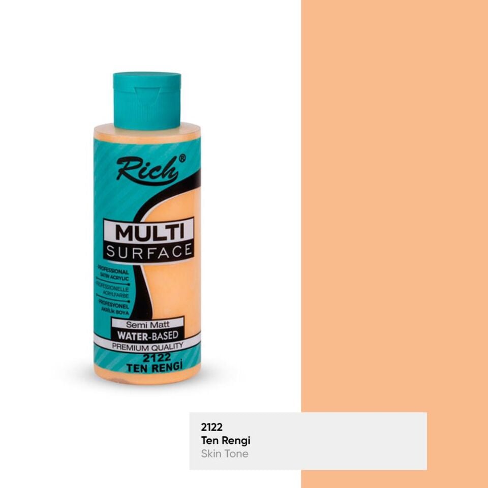 Rich Multi Surface Akrilik Boya 120 Cc Ten Rengi Mls-120-2122