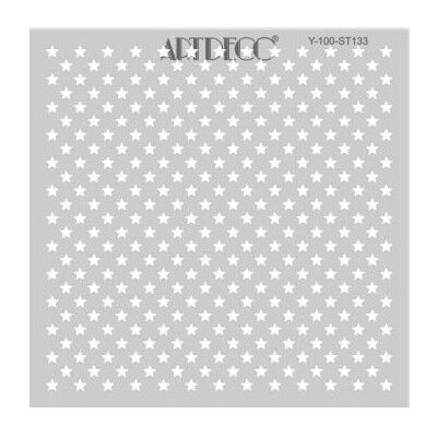 Artdeco Stencil 30x30cm Yıldızlar 133 Lv-y-100-st133