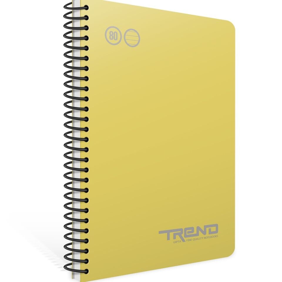 Gıpta Defter Pp Kapak A4 Sipralli 80 Yp Kareli Trend 7166