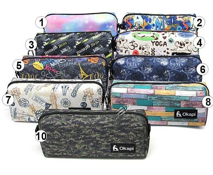 Okapi Kalem Çantası Üç Gözlü Asorti (okp-101 / As)