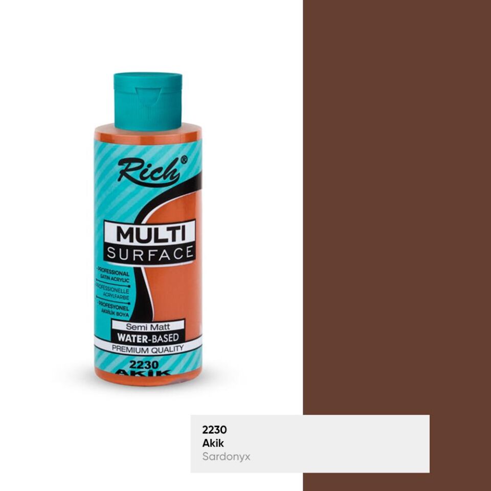 Rich Multi Surface Akrilik Boya 120 Cc Akik Mls-120-2230
