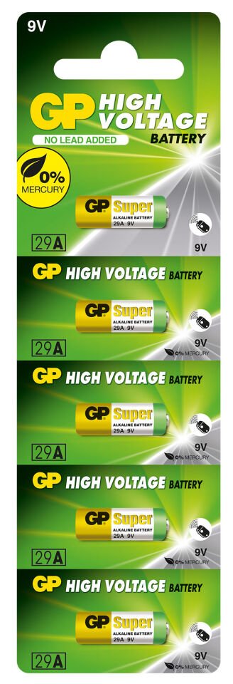 Gp Gp29a-c5 29a 9v Alkalin Spesifik Pil 5'li Paket