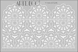 Artdeco Stencil A4 Dantel-1 206 Lv-y-100-st206