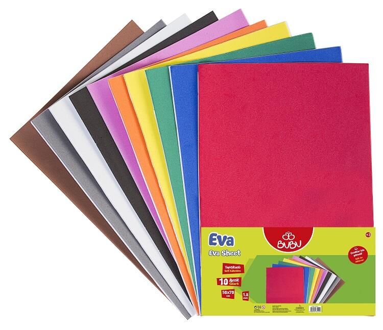 Bu-bu Eva 50x70 Cm 10'lu Yapışkanlı Ev0021