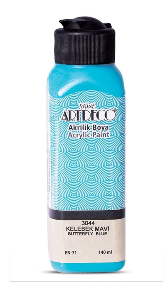 Artdeco Akrilik Boya 140ml Kelebek Mavi 3044 Lv-y-070r-3044