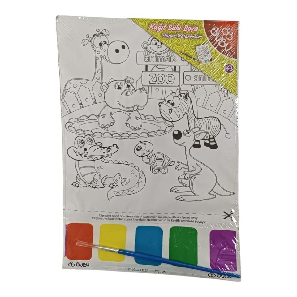 Bu-bu Sulu Boya Kağıdı Kss001 (ks0007)