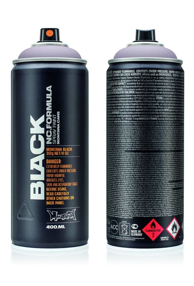 Montana Black Sprey Boya 400ml Gut Blk4210 Lv-mo-264214