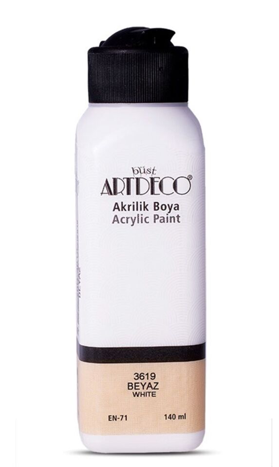Artdeco Akrilik Boya 140ml Beyaz 3619 Lv-y-070r-3619
