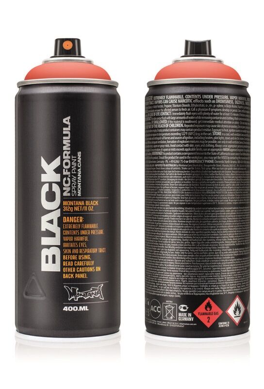 Montana Black Sprey Boya 400ml Koi Blk8230 Lv-mo-352164