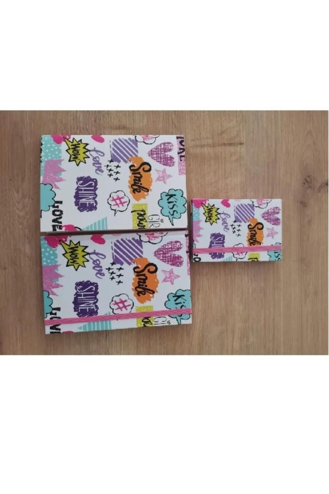 Tigra Sekreterlik Defter Seti Beyaz Love (011) Krf-4110