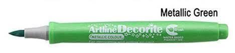 Artline Decorite Brush Marker Esnek Uçlu Fırça Kalem M. Green Lv-a-edfm-f M. Green