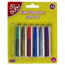 Bu-bu Simli Yapıştırıcı 6 Ml 6 Renk Sy0006