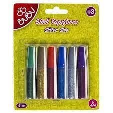 Bu-bu Simli Yapıştırıcı 6 Ml 6 Renk Sy0006
