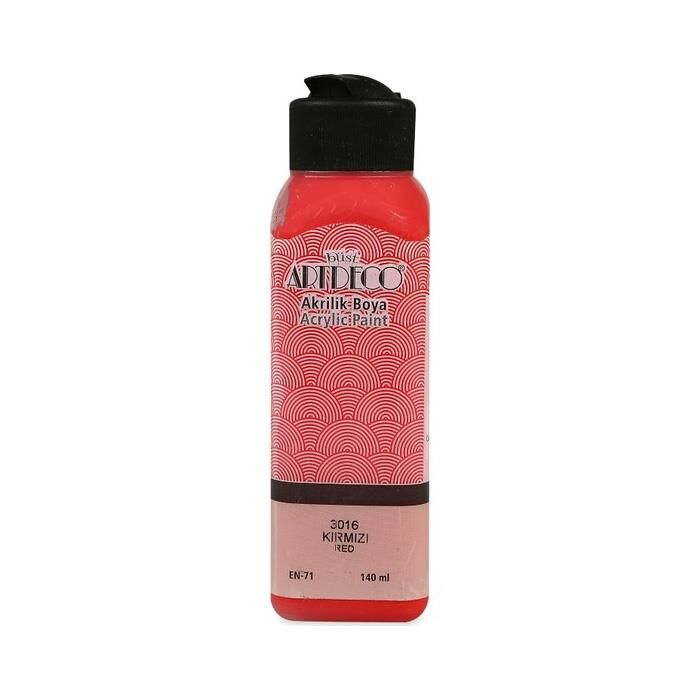 Artdeco Akrilik Boya 140ml Kırmızı 3016 Lv-y-070r-3016