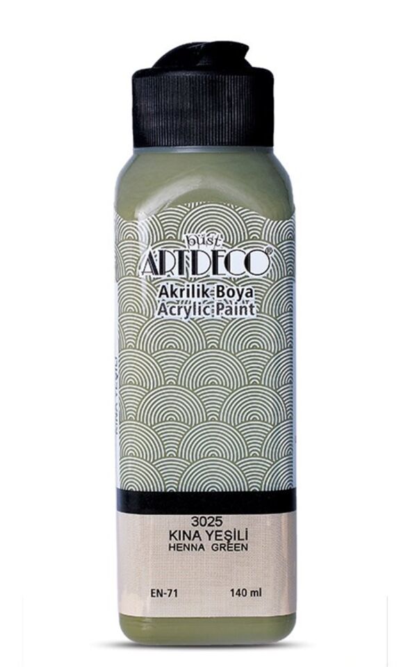 Artdeco Akrilik Boya 140ml Kına Yeşili 3025 Lv-y-070r-3025