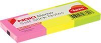 Noki Yapışkanlı Not Kağıdı 40x50 Mm 3'lü Neon 12005n