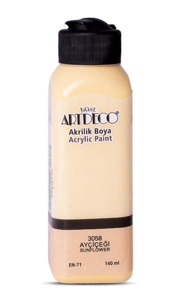 Artdeco Akrilik Boya 140ml Ayçiçeği 3058 Lv-y-070r-3058