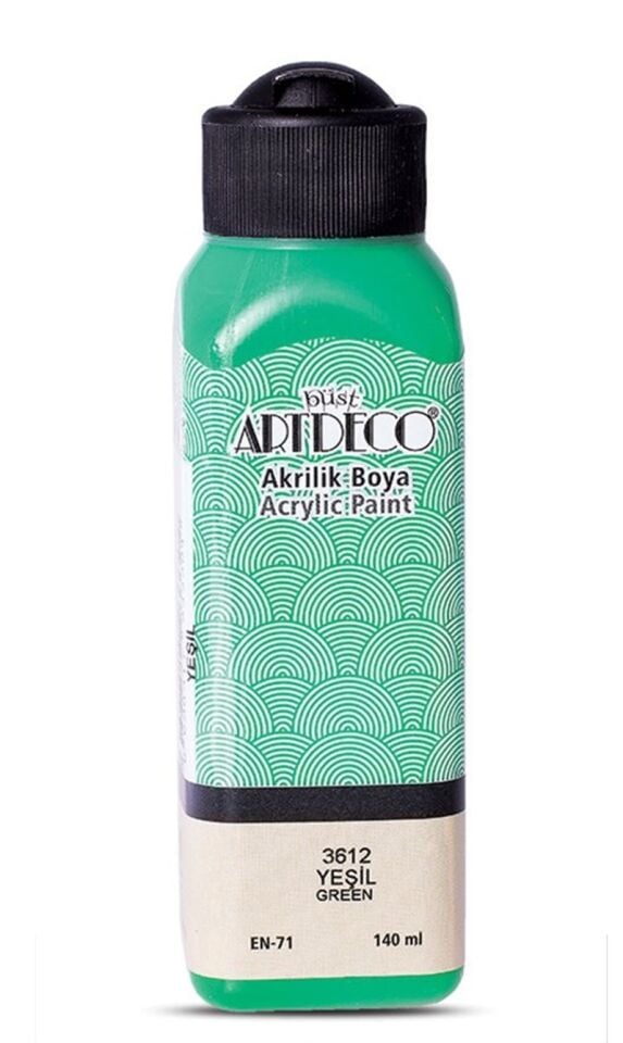 Artdeco Akrilik Boya 140ml Yeşil 3612 Lv-y-070r-3612