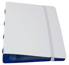 Umix Spiralli Kartvizitlik 120'li Beyaz Mavi U5104-120-be-ma