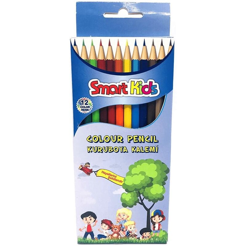 Smart Kids Kuruboya 6'lı Kısa Karton Kutu 2966
