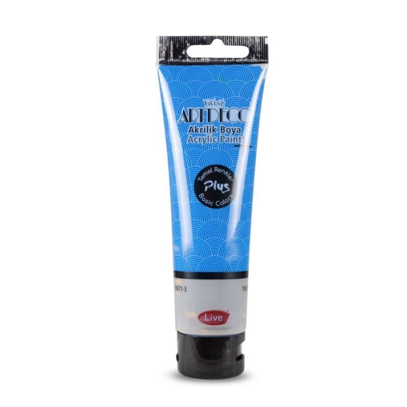 Artdeco Plus Akrilik Boya 100ml Tüp Mavi 443 Lv-y-t70d-443
