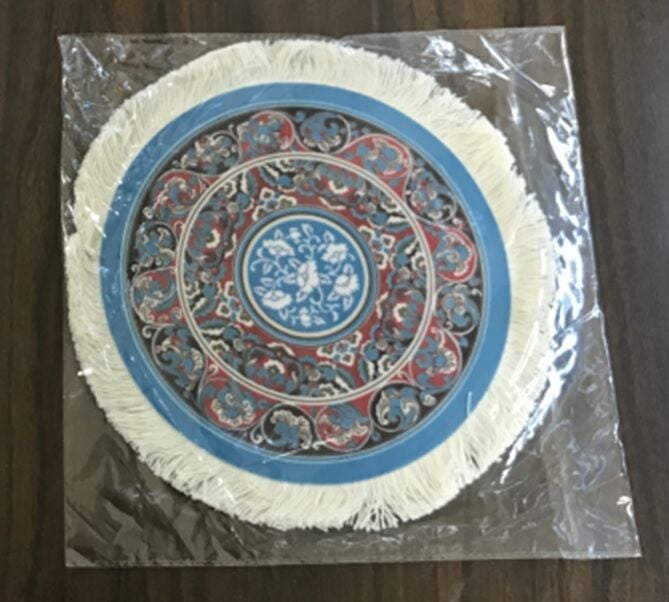 Elba Hm-02 Halı Desenli Yuvarlak Mouse Pad