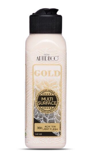 Artdeco Gold Multi-surface Akrilik Boya 140ml Açık Ten 308 Lv-y-g70r-308