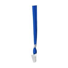 Inox Klipsli Yaka Kartı İpi Kırmızı 7682