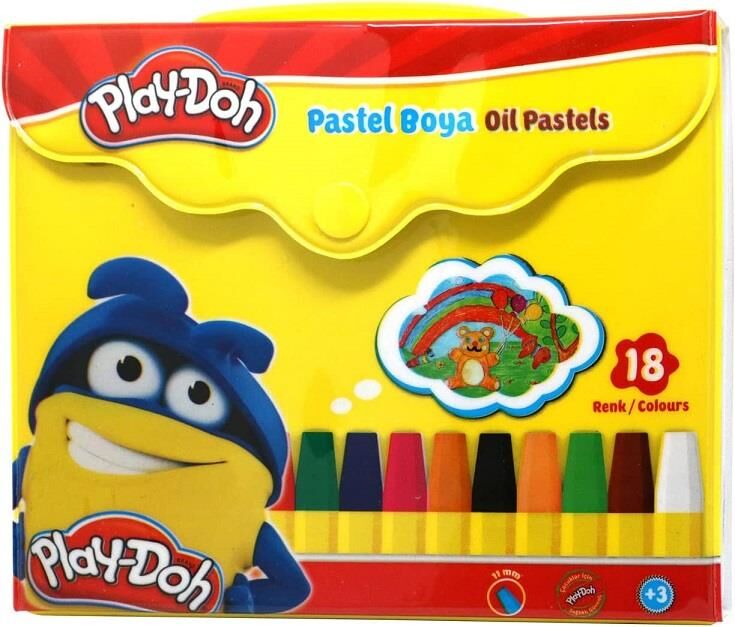 Play-doh Pastel Boya Çantalı 18 Renk Play-pa006