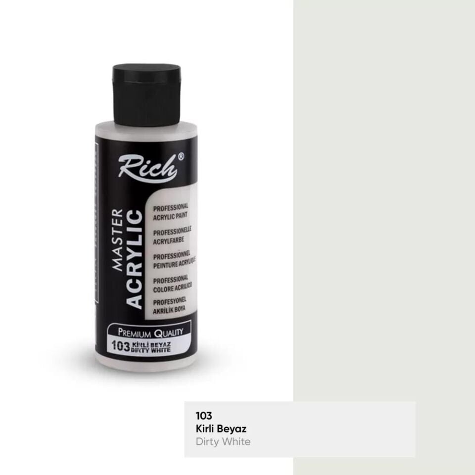 Rich Master Akrilik Boya 120 Cc Kirli Beyaz Akr-120-103