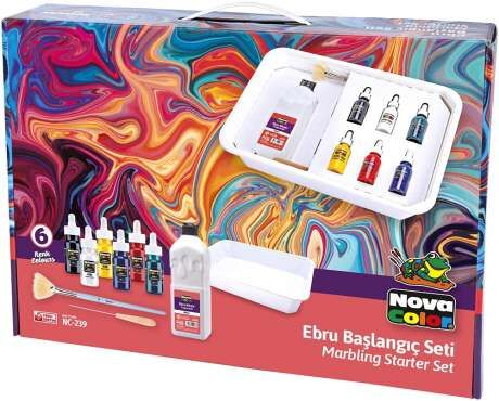 Nova Color Ebru Boya Başlangıç Seti Nc-239