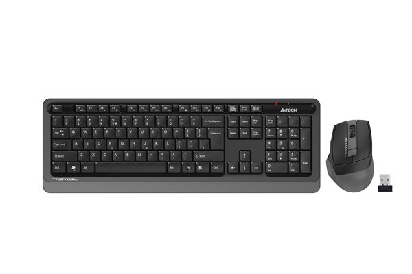 A4 Tech Fg1035 2.4g Gri Q Fn-mm Klv+optik Mouse Set