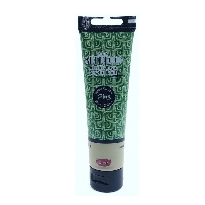 Artdeco Plus Akrilik Boya 100ml Tüp Zeytin Yeşili 470 Lv-y-t70d-470
