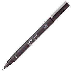 Uniball Pin 0.5 Fine Line Akrilik Uçlu Kalem Koyu Gri Pın05-200
