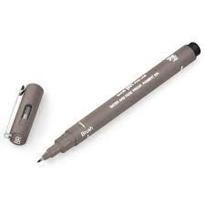 Uniball Pin Br Fine Line Fırça Uçlu Kalem Koyu Gri Pınbr-200 K.