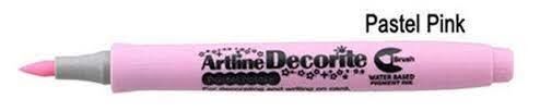Artline Decorite Brush Marker Esnek Uçlu Fırça Kalem P. Pink Lv-a-edf-f P. Pınk