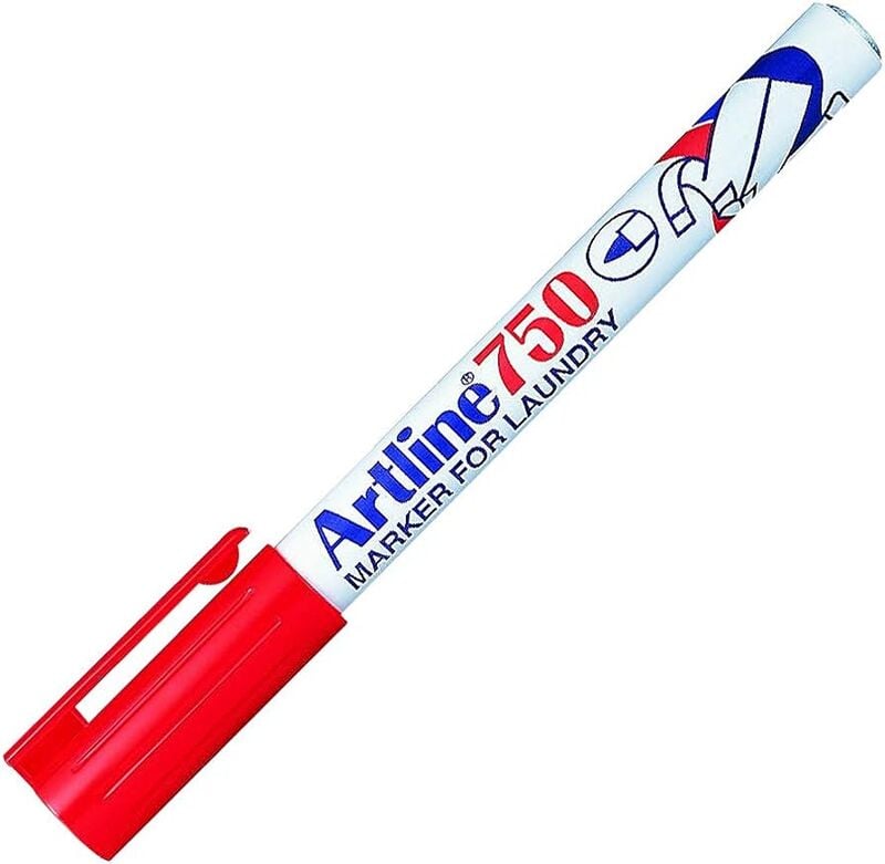 Artline 750 Laundry Marker Çamaşır Markörü Uç:0,7mm Kırmızı Lv-a-ek-750 Red