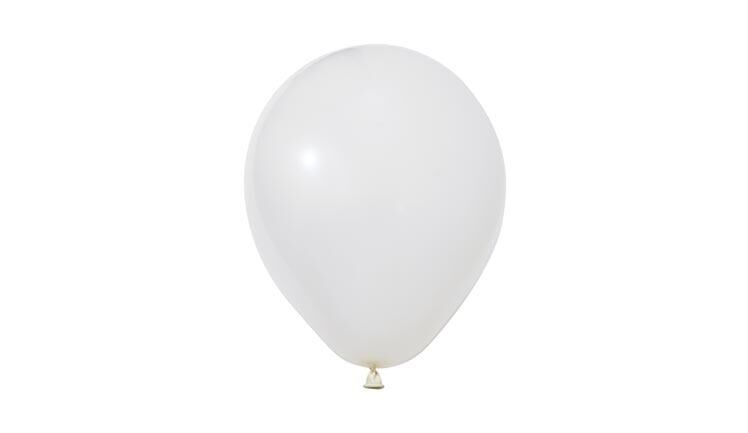 Balonevi 12'' Baskı Balonu Beyaz 100 Lü Paket