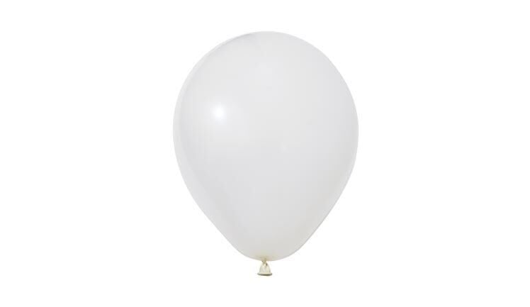 Balonevi 12'' Baskı Balonu Beyaz 100 Lü Paket